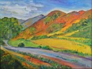 "Mt Diablo, Santa Cruz Island, Channel Islands National Park"  by Susan Guy - Oil